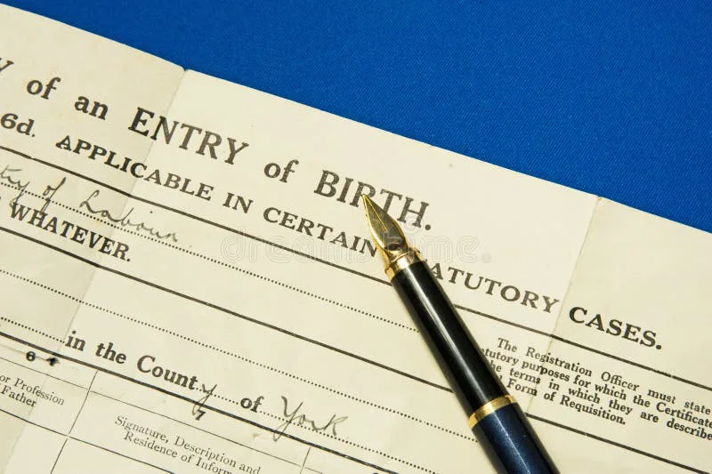 Baby denied father's name because he died before birth was registered.