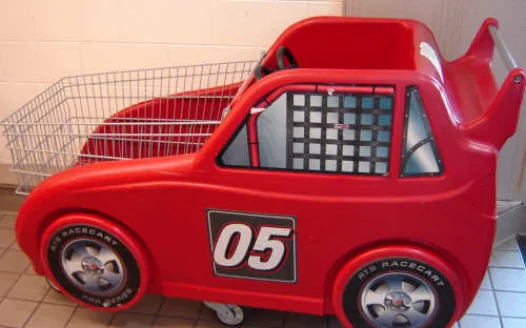 More car carts at Metro