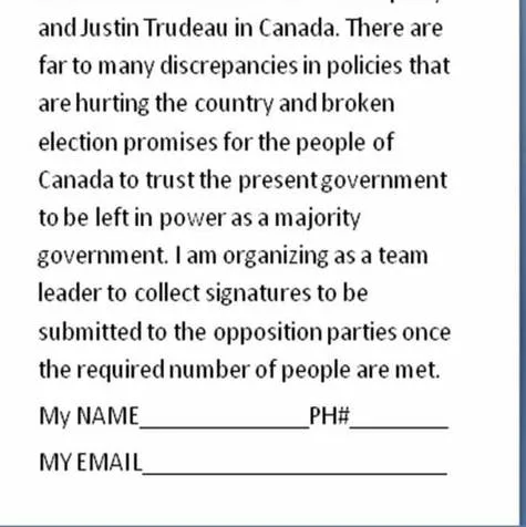 Taking Canada Back