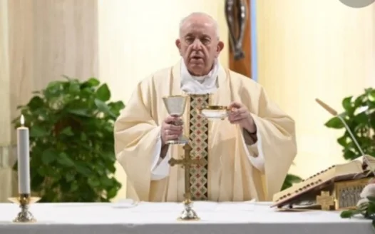 Pope Francis please broadcast mass at Santa Marta