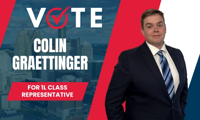Colin Graettinger for 1L Class Representative