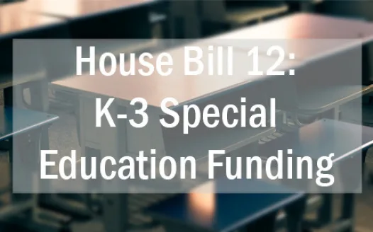 Fund Basic Special Education Services for Kindergarten through Third Grade