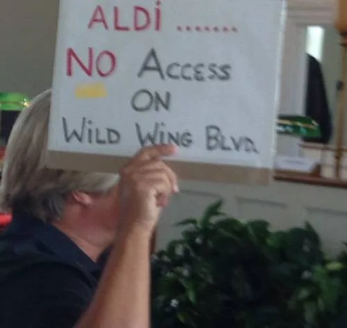 Aldi - Stay Off Wild Wing Boulevard