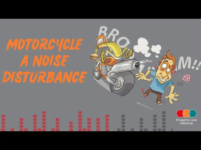 Motorcycle and trials bike noise