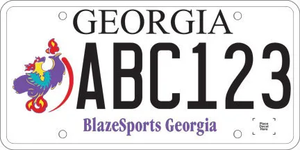Special Tags for Professional Major Sports Franchises in Georgia