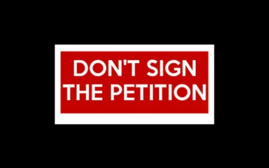 Anti-Petition Petition