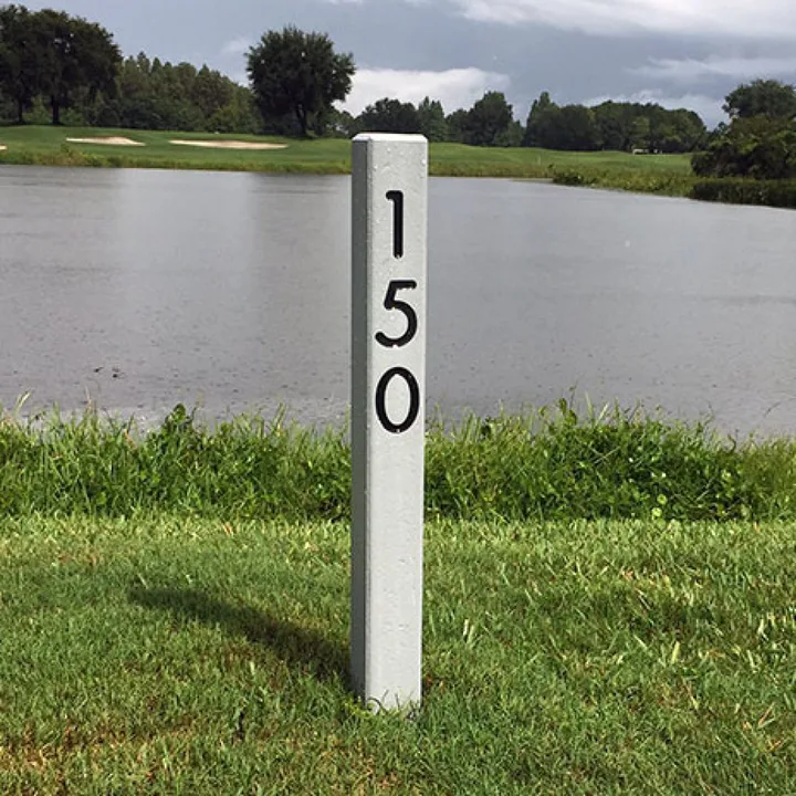 Remove concrete posts at all Union County courses