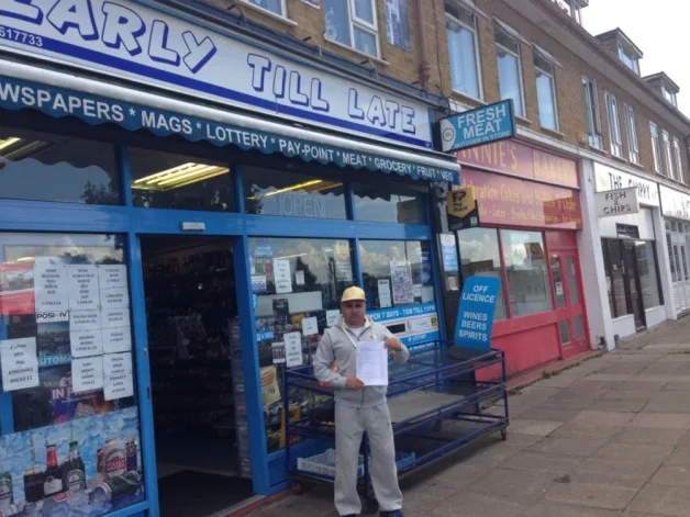 Save our shop!A Luton newsagent has started a petition to stop a Tesco store being built on the site of his shop.