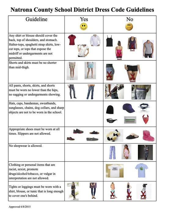 Eliminate the Dress Code!