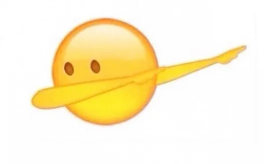 Make Apple make the dab emoji real but ironically