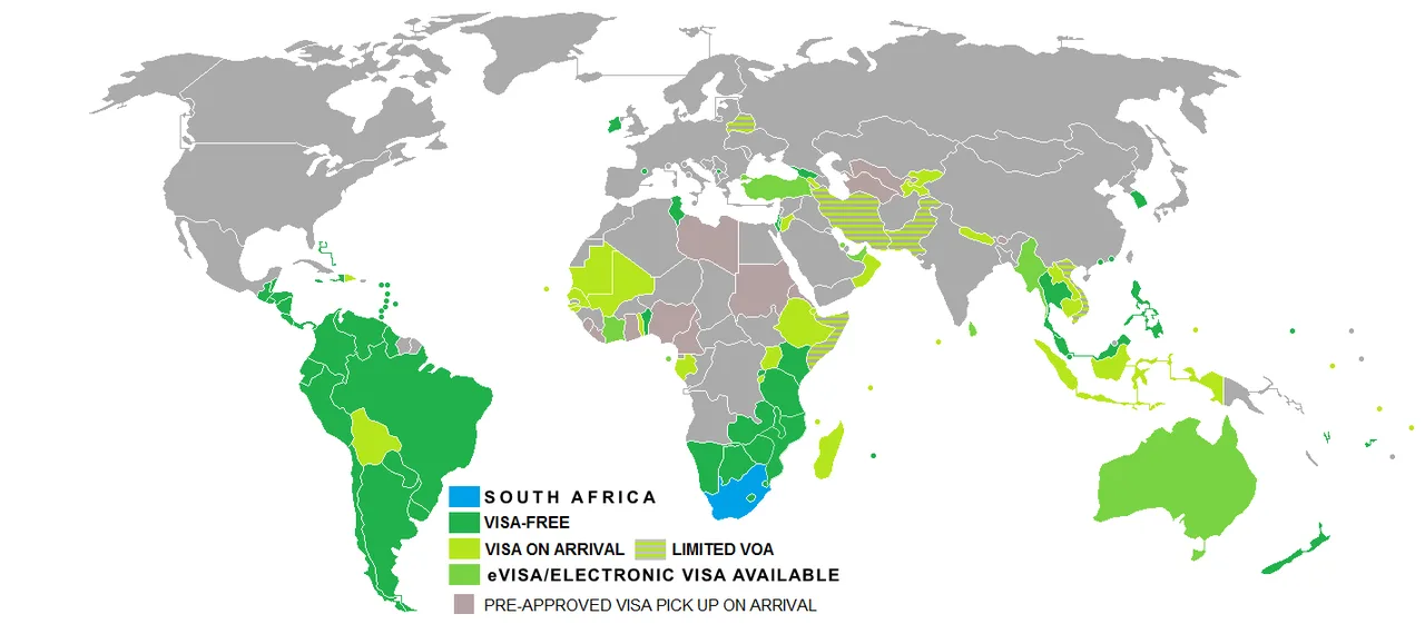 Visa Free travel to Europe for South Africans