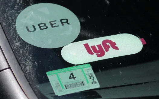 Label UBER and LYFT cars.