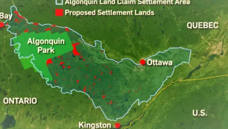 Algonquin "nation" Land Claim