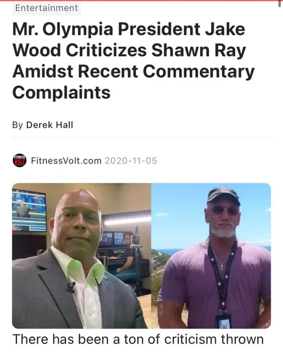 Stop Shawn Ray hating bodybuilding
