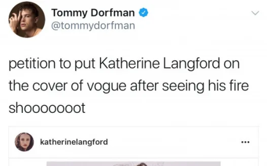 Get Katherine Langford’s face on the cover of Vogue Magazine