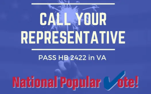 National Popular Vote in Virginia