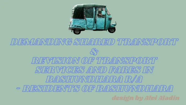Revised Transport Services And Fares in Bashundhara R/A
