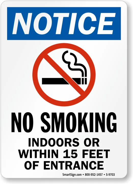 Smoking is Business Owner's Choice