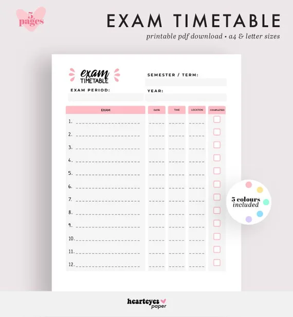 Department-Wide Petition For A Reasonable MC 2010 Exam Timetable