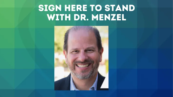 We support Dr. Menzel