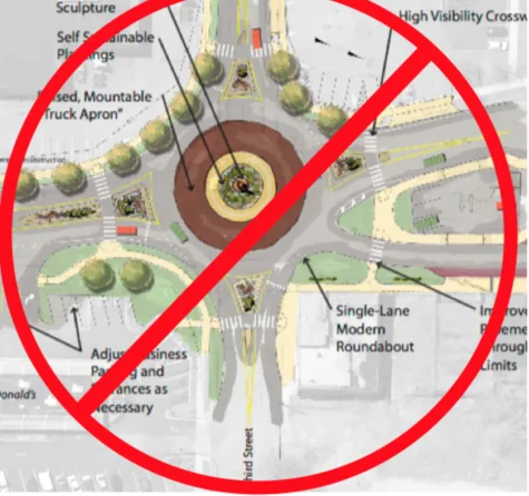 Tell the City of Elmira NO to a Roundabout on North Main Street!