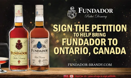 Bring Fundador Brandy To Ontario, Canada