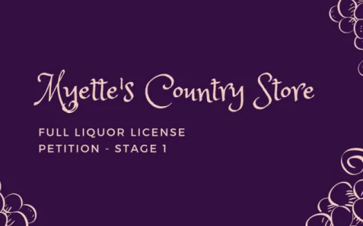 Myette's Liquor License Petition