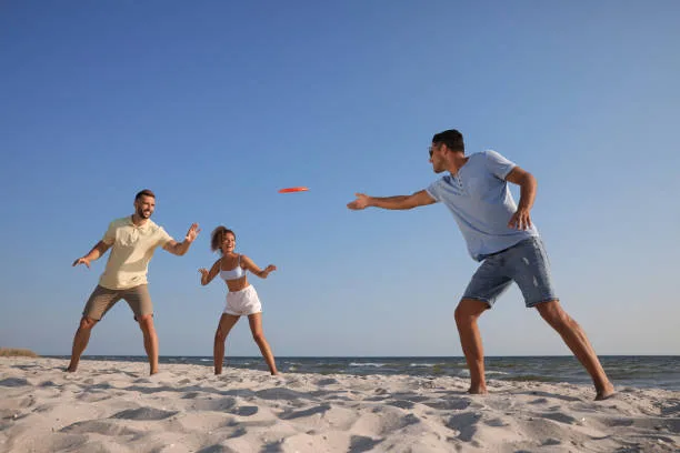 Keep our beaches active! No frisbee/football fines!