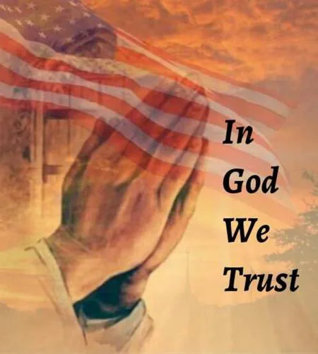 In god we trust on police cars  leave on