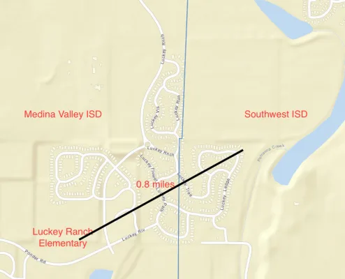 Update Luckey Ranch School District Boundaries