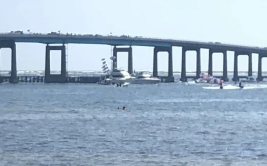 The Donald J. Trump Causeway in Navarre