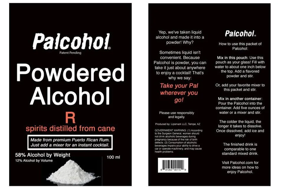 THE BALTIMORE STATEMENT ON DANGERS OF POWDERED ALCOHOL