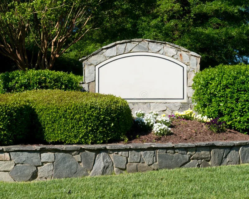 Greystone Farms Farmhouse Entrance Sign