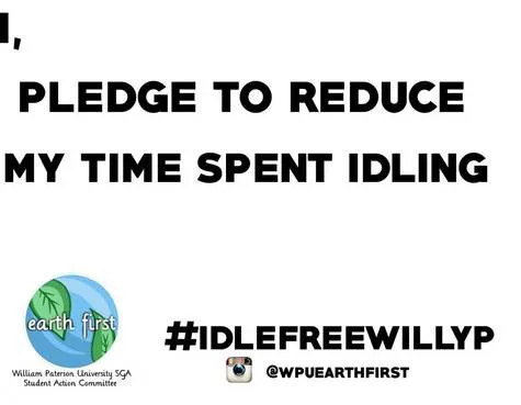 Pledge to Reduce Idling on William Paterson Campus
