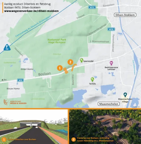 Boslaan(N75) terug 120km/uur