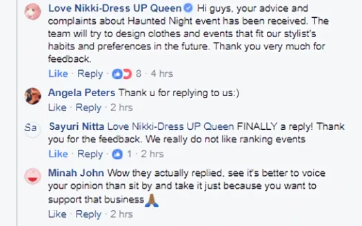 Please ban ranking events from Love Nikki