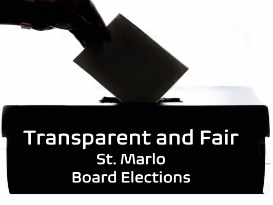 Fair and Transparent St. Marlo Board Elections