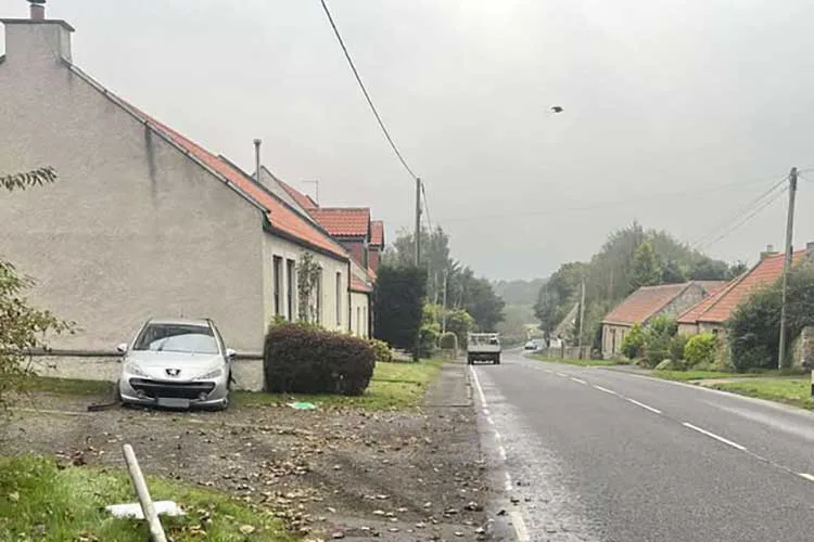 Speed Bumps along Baylands Crescent, Peterhead