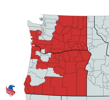 Washington+Oregon Counties New State/Declaration of Independence