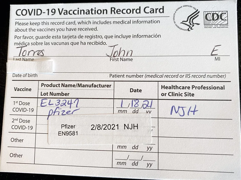 Health Passports - Northern Ireland
