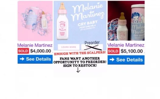 Sign Petition to Restock Melanie Martinez Crybaby Perfume Milk!