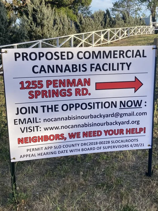 Opposition to Penman Springs Cannabis Cultivation, Processing and Mfg Facility/SLO BF