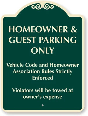 Central Park West HOA fees, Guest/Resident Parking Issues