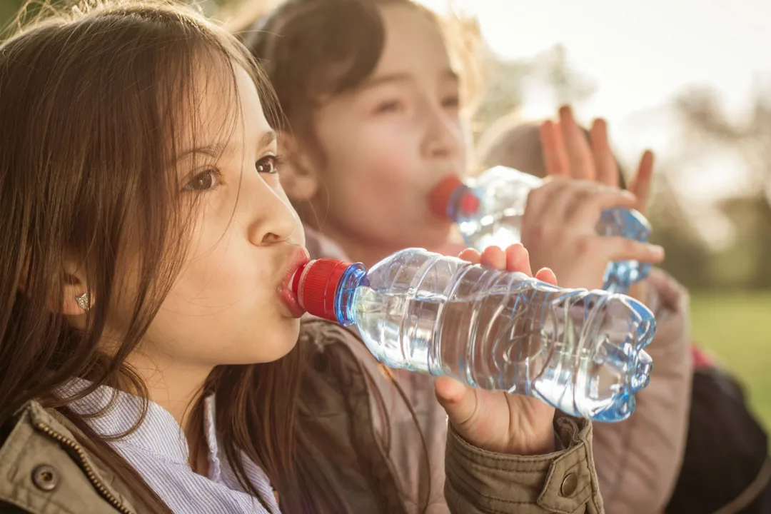Free Water Bottles at Lunch/Breakfast