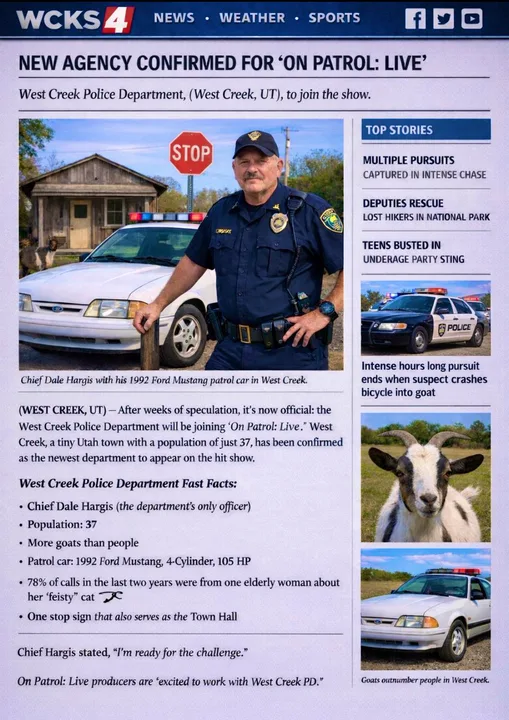 Remove The Police Chief Of West Creek Police Department!