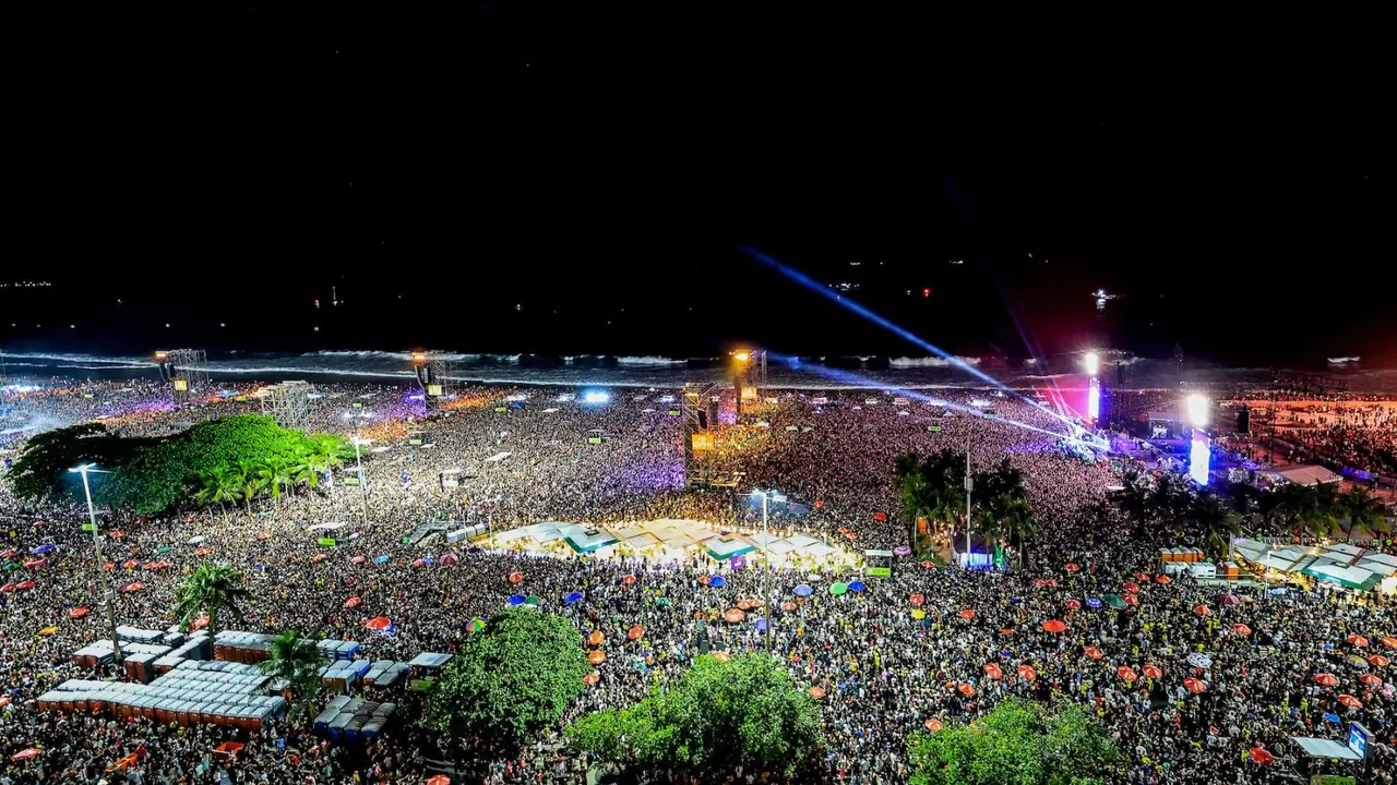 Chris Brown concert in Brazil!