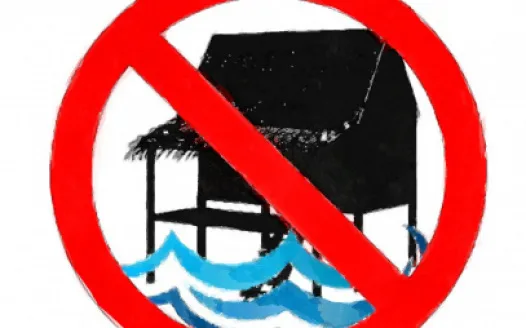 No over the water structures