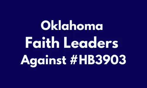 Oklahoma Faith Leaders Against HB3903