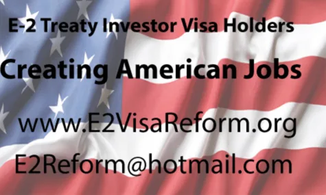 E2 Treaty Investor Visa Holders = JOB CREATORS