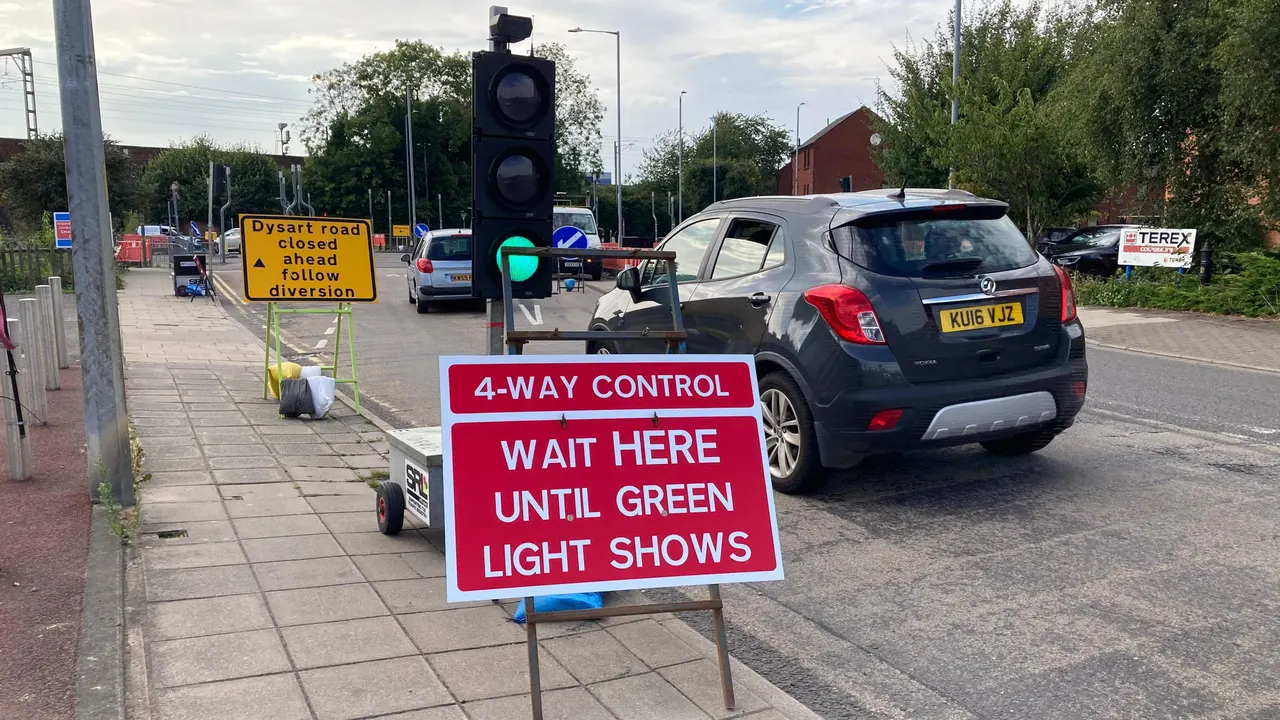 Remove Traffic lights in Hasland